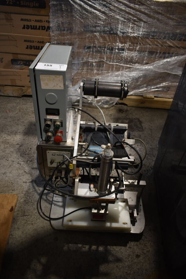 Quadrel TL2 Semi Automatic Labeling Machine 120 Volts, 1 Phase. Tested and Working! - Image 1 of 9