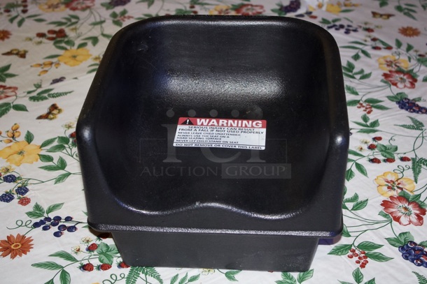 Cambro 100BC Booster Chairs, Black. 5x Your Bid