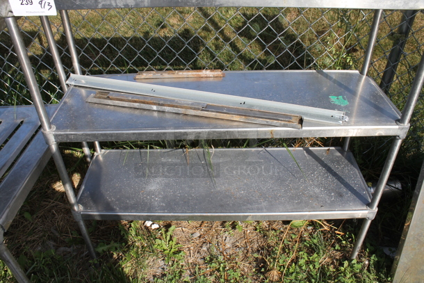 Metal 4 Tier Shelving Unit. - Image 2 of 3