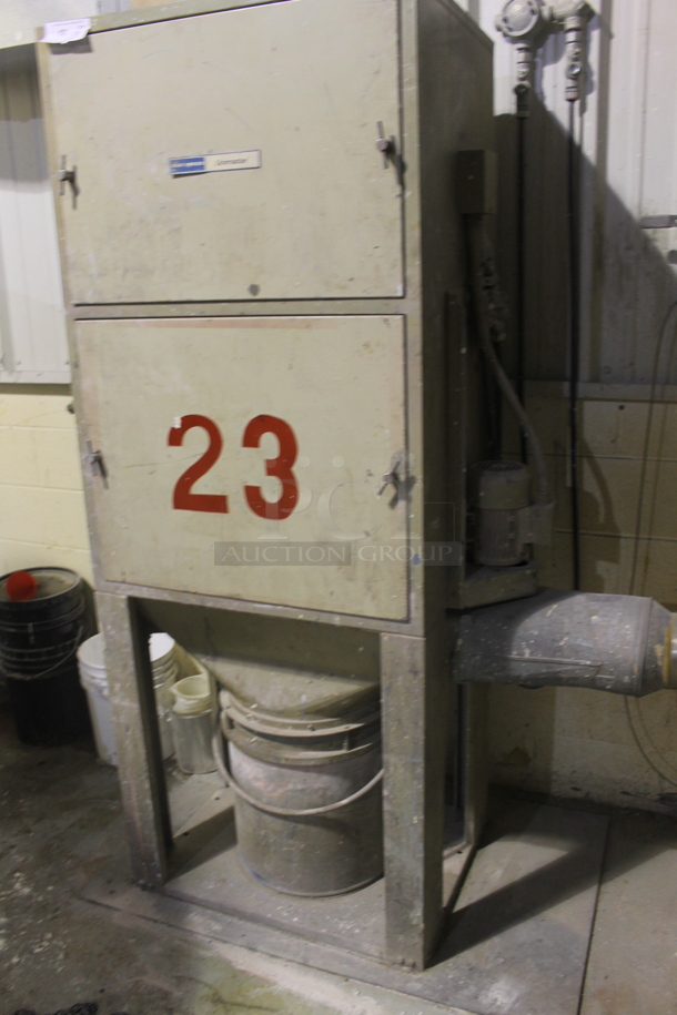 DCE Yokes Unimaster Metal Commercial Dust Collector. 220/440 Volts, 3 Phase. BUYER MUST REMOVE. - Image 3 of 12