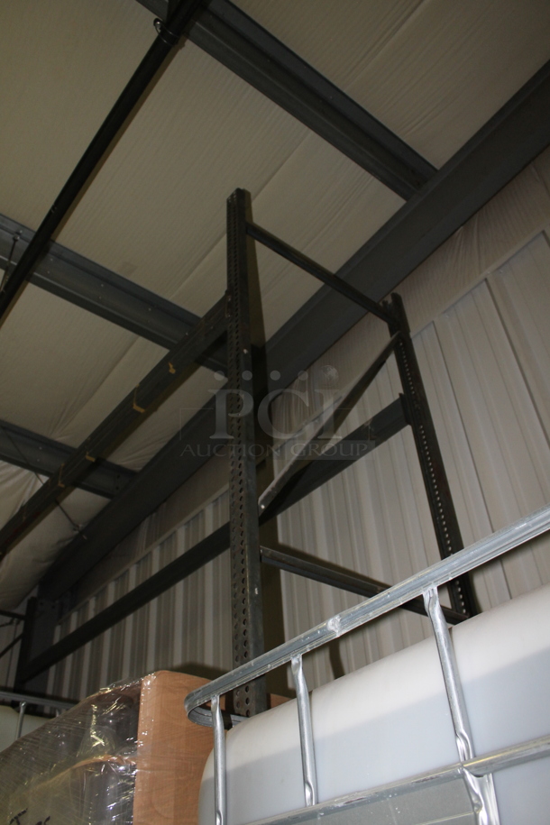 ALL ONE MONEY! Lot of Gray Metal Pallet Racking. Does Not Include Contents. BUYER MUST REMOVE. - Image 2 of 4