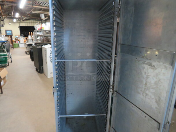 One Crescor Aluminum 1 Door Speed Rack On Casters. 21X28X70 - Image 2 of 2