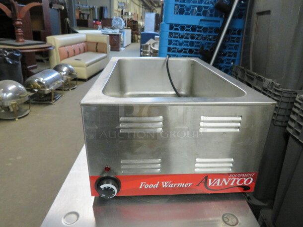One Avantco Food Warmer. Model# 177W50. 120 Volt. 1200 Watt.