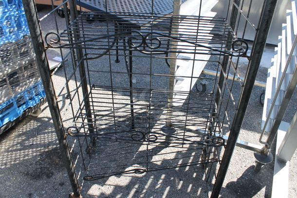 Metal 3 Tier Chip Display Rack on Casters. - Image 2 of 3