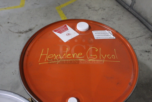 ALL ONE MONEY! PALLET LOT of 3 Barrels; Glycol Ether, 2 Hexylene Glycol. BUYER MUST REMOVE. - Image 3 of 7