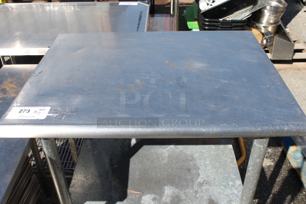 Stainless Steel Table w/ Metal Under Shelf. - Image 3 of 4