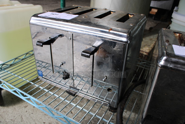 Stainless Steel Commercial Countertop 4 Slot Toaster. 11.5x11.5x9 - Image 2 of 5