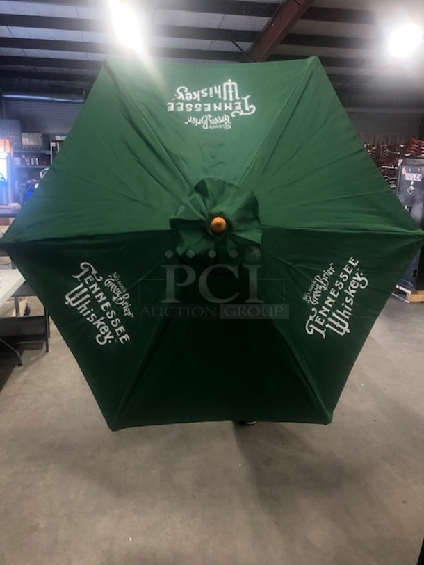 One NEW Nelson Greenbrier Tennessee Whiskey Patio Market Umbrella. 