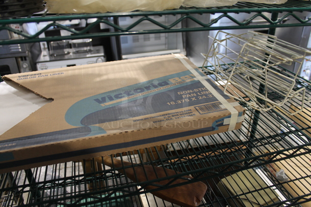 ALL ONE MONEY! Lot of Items on Shelving Unit Including 2 Scales and Paper Products. Does Not Include Shelving Unit. - Image 3 of 5