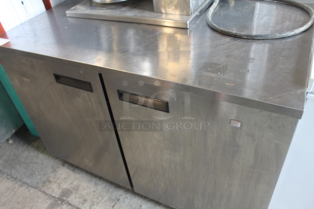 2011 Delfield UC4048-STAR Stainless Steel Commercial 2 Door Undercounter Cooler on Commercial Casters. 115 Volts, 1 Phase. Tested and Working! - Image 3 of 6