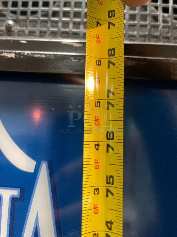 Working! True Commercial One Glass Door Refrigerator Cooler Great for Drinks Display NSF 115 Volt Tested and Working! - Image 7 of 7