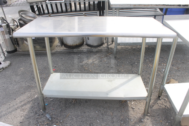 Stainless Steel Table w/ Undershelf - Image 1 of 5