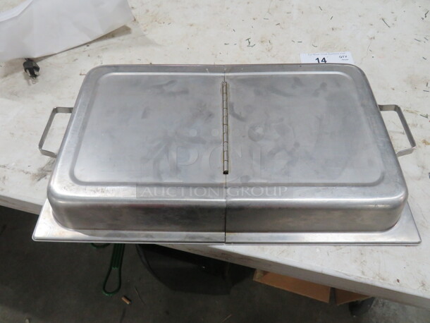One SS Full Size Hinged Lid.