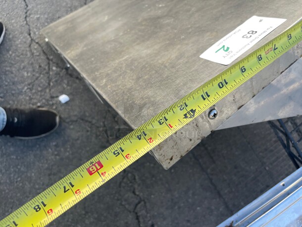 Commercial Stainless Steel Shelve NSF great Shape - Image 6 of 6