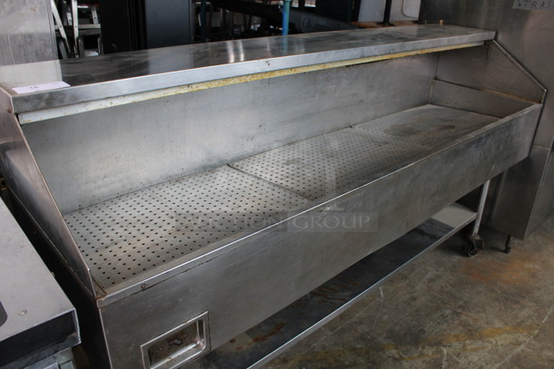 Stainless Steel Commercial Electric Powered Steam Table w/ Under Shelf on Commercial Casters. 250 Volts, 3 Phase. 60.5x24x48 - Image 2 of 7