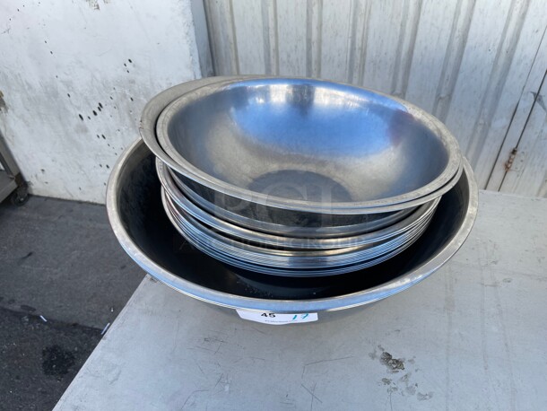 Clean! Stainless Steel Mixing Pans NSF