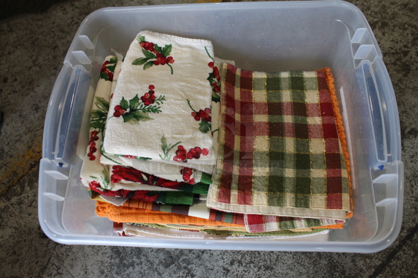 ALL ONE MONEY! Lot of Various Material In Poly Clear Bin - Image 5 of 5