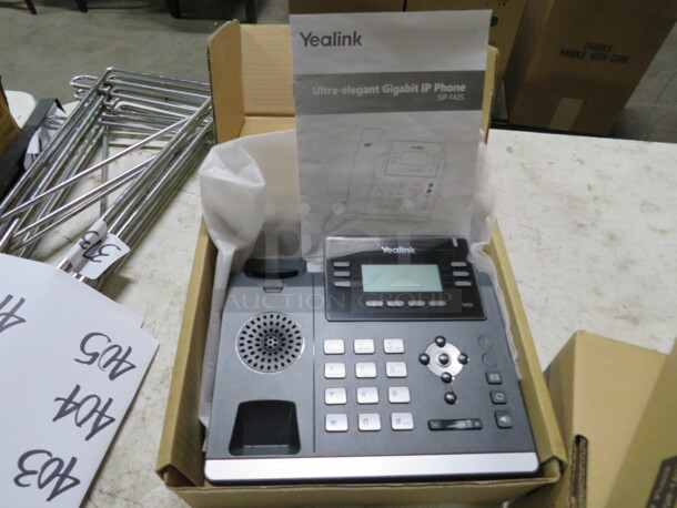 One NEW Yealink Phone. Ultra Elegant Gigabit IP Phone. #SIP-T42S.