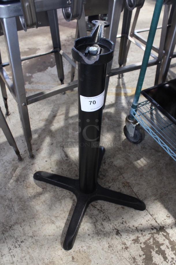 Black Metal Table Base. 22x22x26 - Image 3 of 4