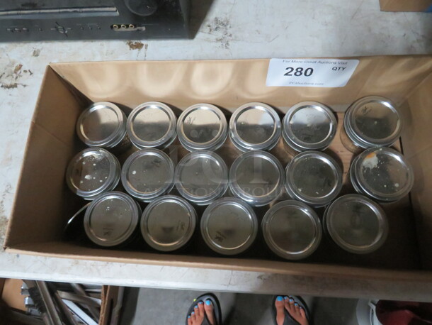 One Lot Of 17 Ball Jelly Jars With Lids. - Image 2 of 2