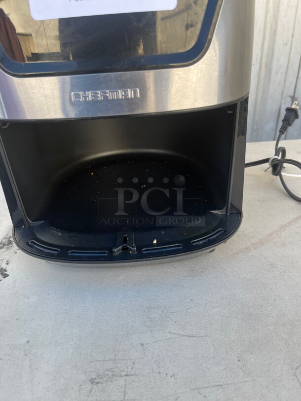 Barely Used! Chefman Rapid-Air Stainless Steel Air Fryer, 4.6-Quart NSF 115 Volt Tested and Working! - Image 5 of 5