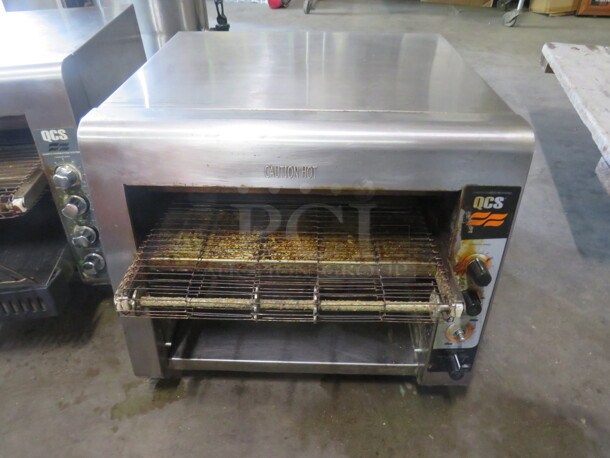 One Star Conveyor Toaster. #QCS-3-1000. 208 Volt. 1 Phase. 18.5X21X16. $3463.00. - Image 1 of 1