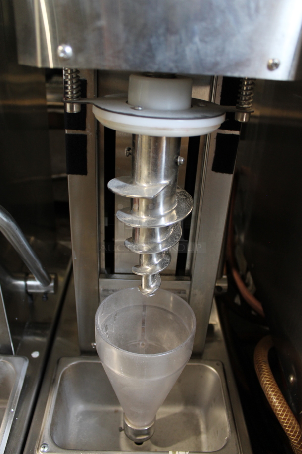Vevor BJB7150T Stainless Steel Commercial Countertop Frozen Yogurt / Ice Cream Milkshake Mixer. 110 Volts, 1 Phase. Tested and Working! - Image 2 of 3