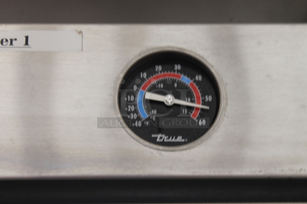 2014 True T-49F ENERGY STAR Stainless Steel Commercial 2 Door Reach In Freezer w/ Poly Coated Racks on Commercial Casters. 115 Volts, 1 Phase. Tested and Working! - Image 3 of 6