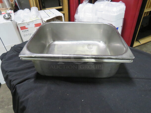 1/2 Size 4 Inch Deep Hotel Pan. 2XBID - Image 1 of 1