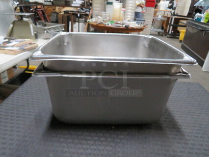 Half Size 6 Inch Deep  Hotel Pan. 2XBID.