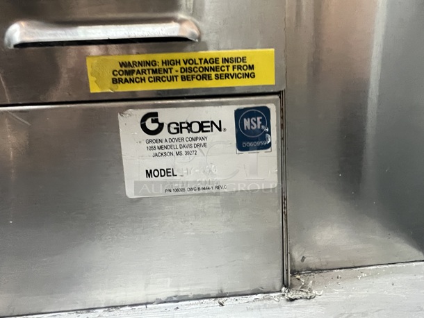 Groen Hyplus Commercial  Natural Gas Pressureless Steamer NSF. Tested and Working! - Image 5 of 5