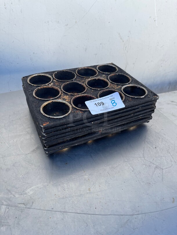 Commercial Aluminum  12 Cup Muffin Sheet Pan NSF Great Muffins or Cupcakes - Image 1 of 6