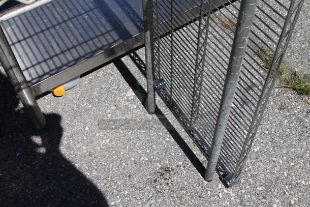Chrome Finish Wire Shelving Unit. - Image 2 of 2