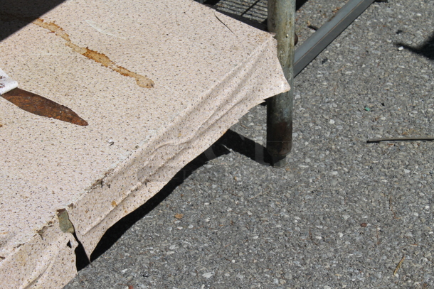 Stainless Steel Table w/ Back Splash and Under Shelf. - Image 3 of 3