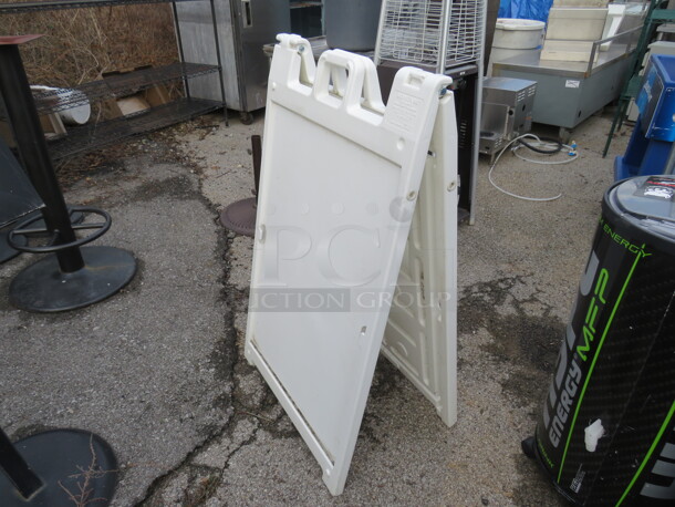 One Signcade Deluxe Sidewalk Sign. - Image 1 of 1