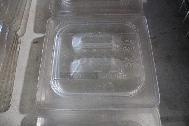 ALL ONE MONEY! Lot of 18 Cambro Clear Poly 1/6 Size Drop In Bins! - Image 3 of 3