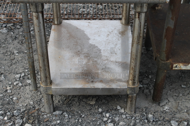 Stainless Steel Commercial Equipment Stand w/ Metal Under Shelf. - Image 2 of 2