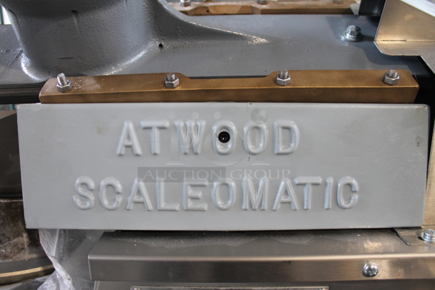 Atwood Scaleomatic S.300 Stainless Steel Commercial Floor Style Dough Divider Rounder on Commercial Casters. 220 Volts, 1 Phase. - Image 9 of 12
