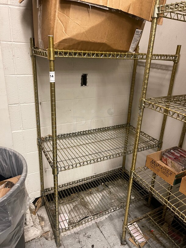 Clean! Stainless Steel Commercial Shelf NSF Gold Color - Image 1 of 5