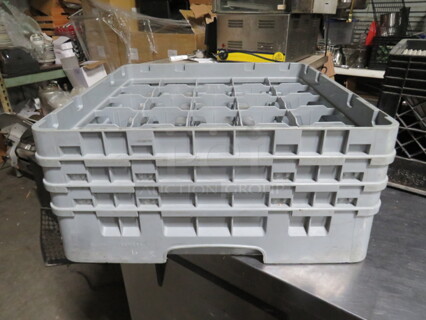 Gray Cambro 25 Hole Dishwasher Rack. 3XBID