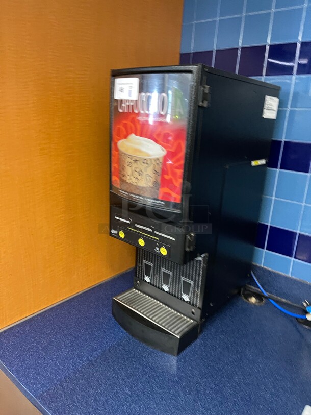 Nice! Curtis Commercial Cappuccino Machine w/ (1) 33 lb Hopper & (3) Dispenser, NSF 120v Tested and Working!  - Image 3 of 10