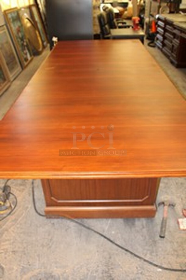 Wooden Conference Table - Image 1 of 6