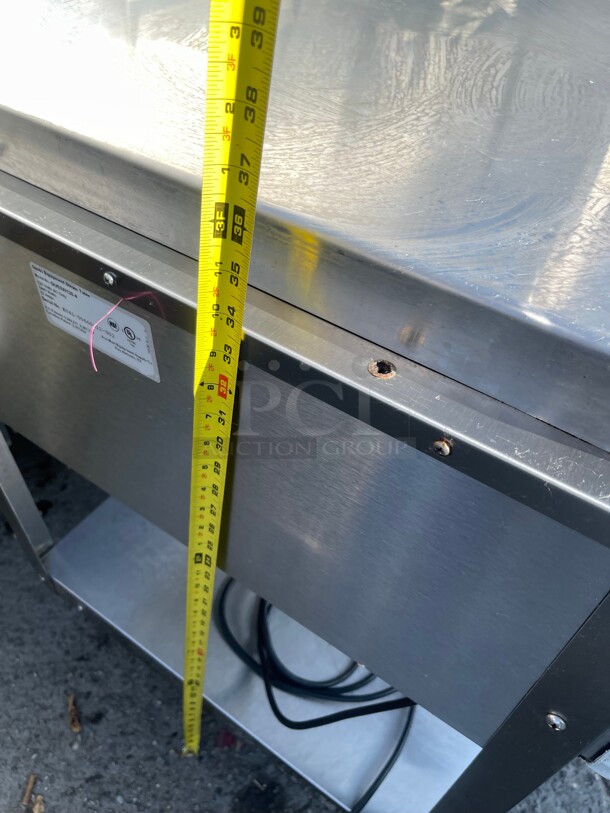 New! Gusto 3W120-4 120v Stainless Commercial 3 Well Steam Table NSF 115 Volt Tested and Working! - Image 9 of 9