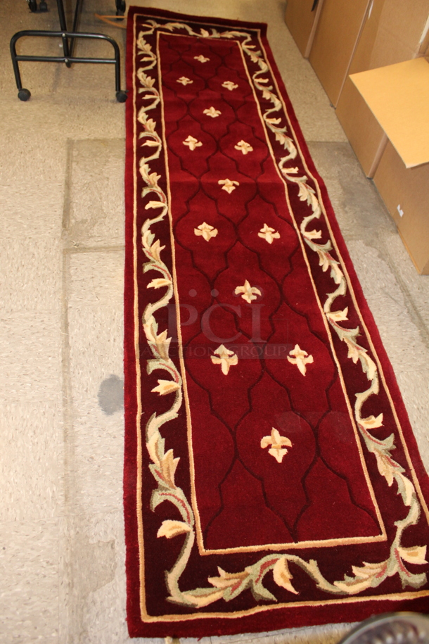 SPECIAL EDITION! Royal Palace Fleur De Lis 2'6" x 9'6" Handmade Runner - Image 2 of 8