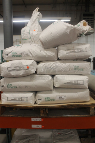 ALL ONE MONEY! PALLET LOT of Vitro Minerals Bags. BUYER MUST REMOVE.