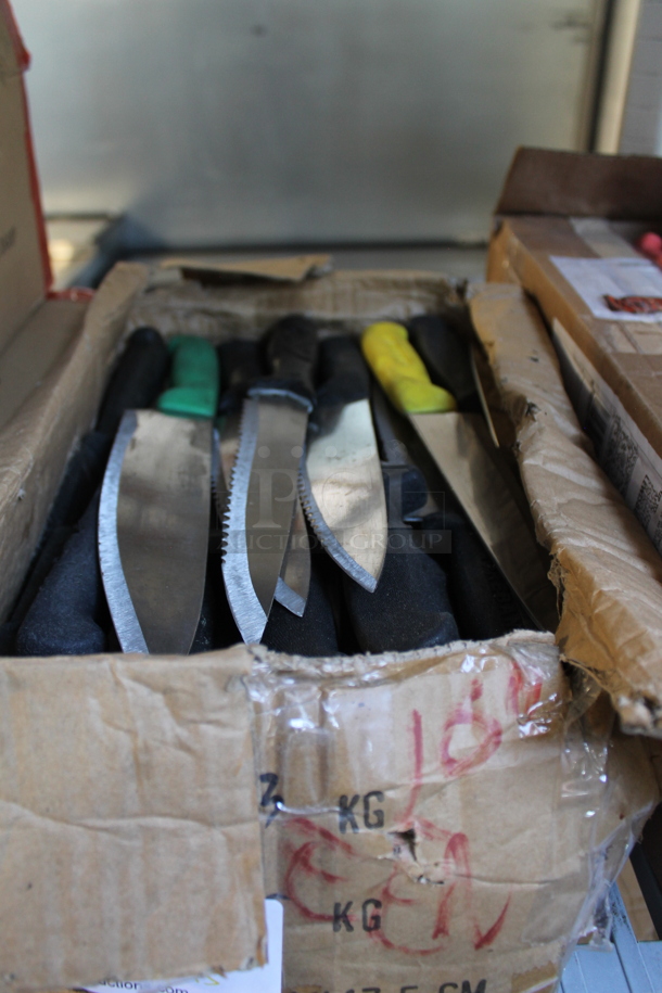 45 SHARPENED Stainless Steel Knives Including Chef. 45 Times Your Bid! - Image 1 of 2