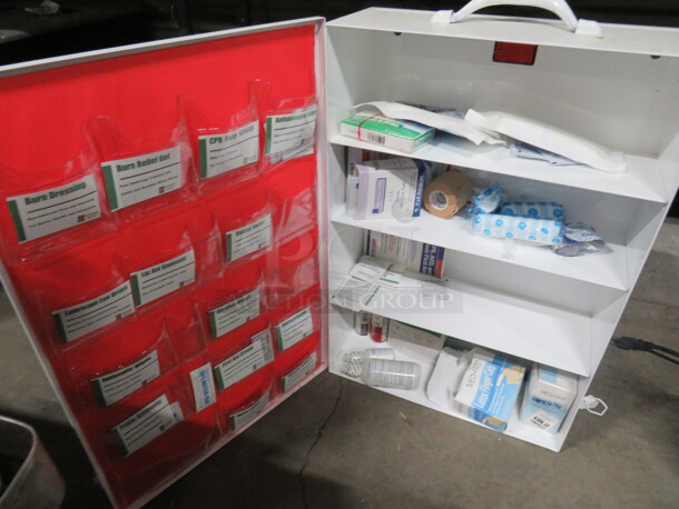 One Metal 1 Door Boo Boo Box First Aid Kit. - Image 2 of 2
