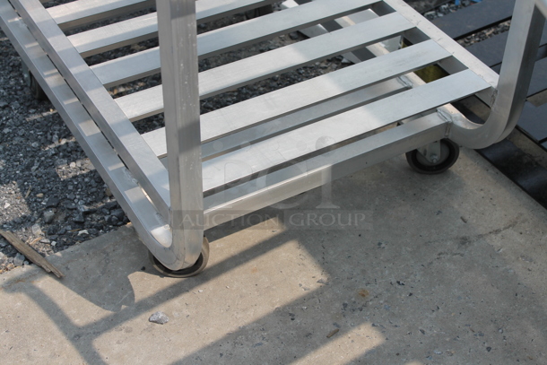 Newage Metal Commercial 2 Tier Cart w/ 2 Push Handle on Commercial Casters. - Image 2 of 2