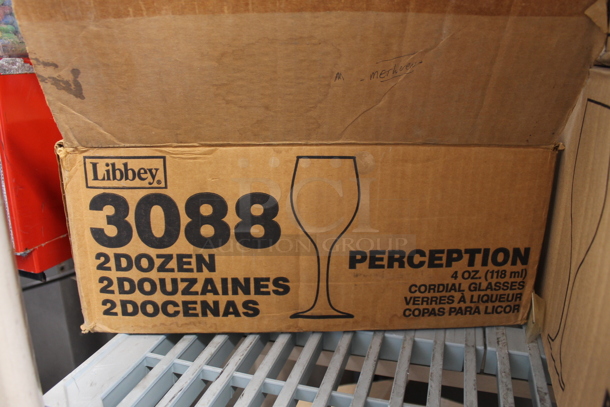 Box of 16 BRAND NEW! Libbey 3088 Perception 4 oz Wine Glasses. - Image 4 of 4