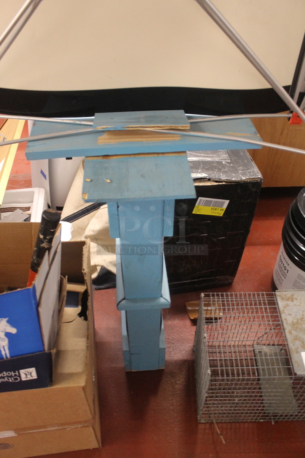 ALL ONE MONEY! Lot of Various Items Including 2 Carpets and Blue Wooden Stand. BUYER MUST REMOVE. - Image 5 of 7